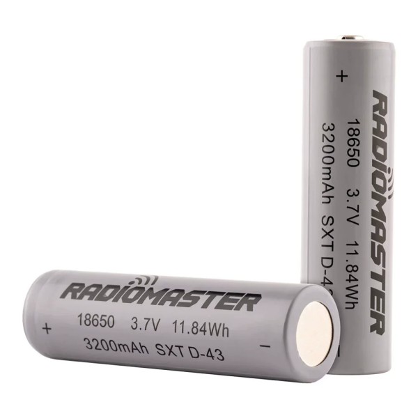 RadioMaster TX16S Remote Control Battery 18650 2-Cell 3.7V 3200Mah High Capacity Li-ion Made of Plastic